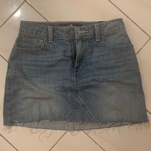 High Rise denim hollister skirt never worn